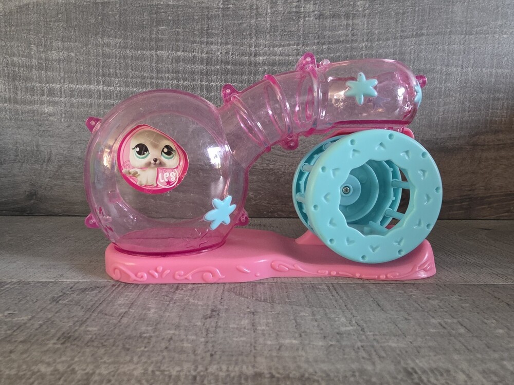 2004 LPS Littlest Pet Shop Hamster Habitat Playset Wheel Rodent G27